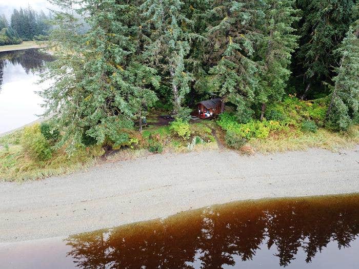 Camper-submitted photo at Moser Island Cabin near Tenakee Springs, AK