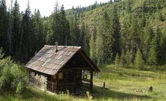 Camping near Rocky Ridge: Liz Creek Cabin, Weippe, Idaho