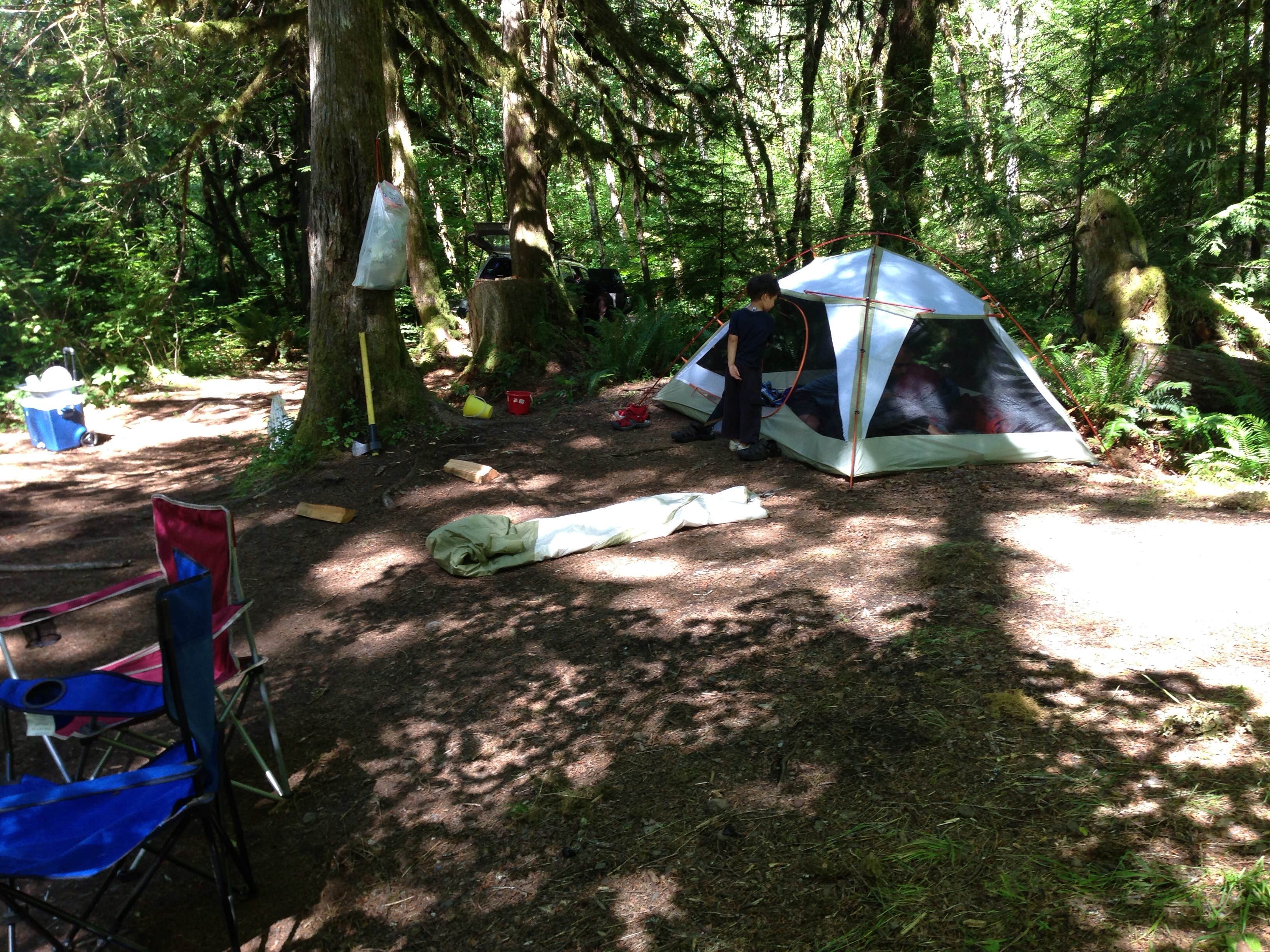 Camper submitted image from Ripplebrook Campground CLOSED INDEFINITELY DUE TO FIRE - 3