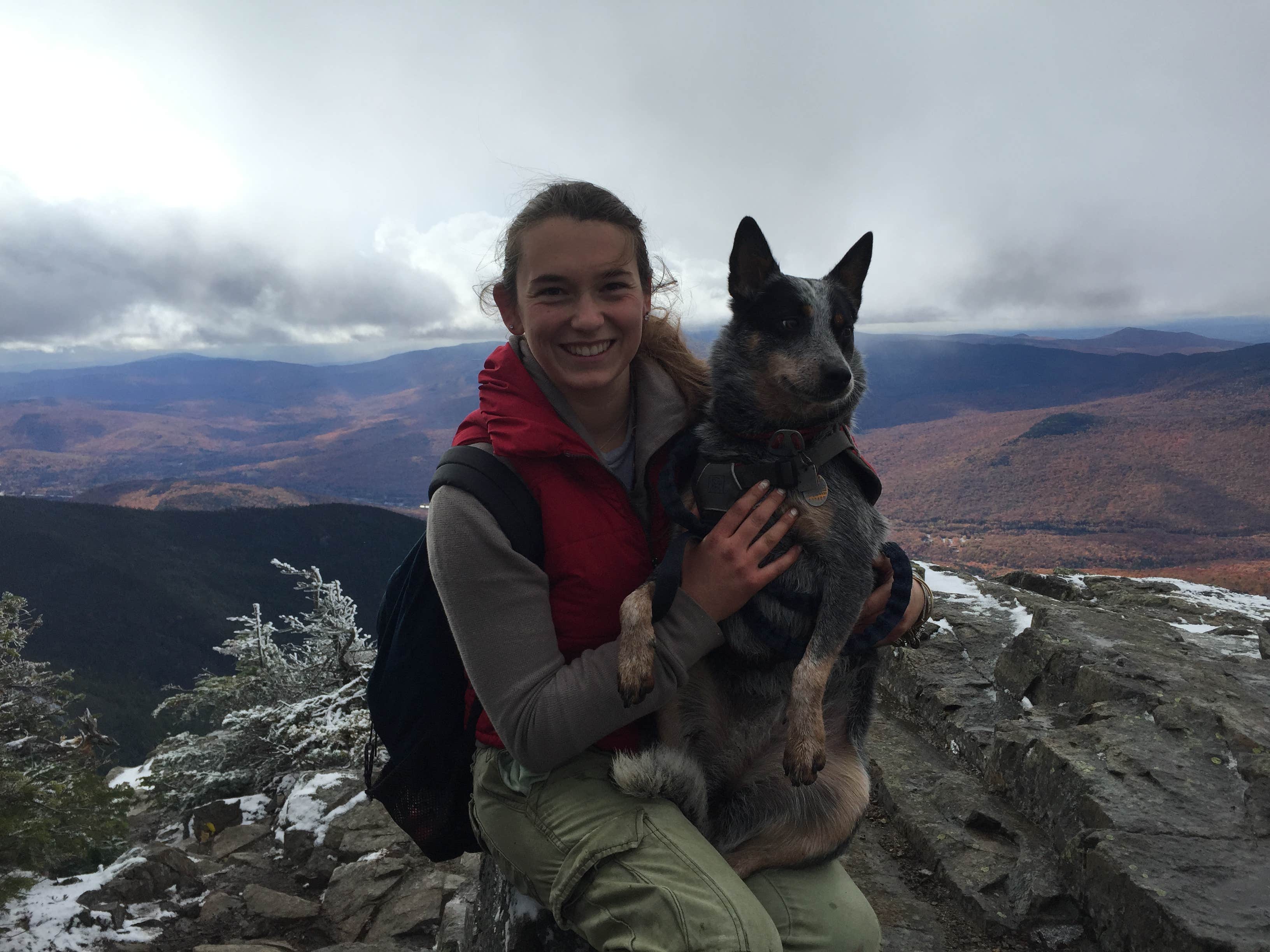 Molly G.'s photo of camping with pets at Hancock Campground near White Mountain National Forest