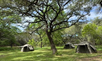 Camping near Krause Springs: WyldStay Muleshoe Bend, Spicewood, Texas