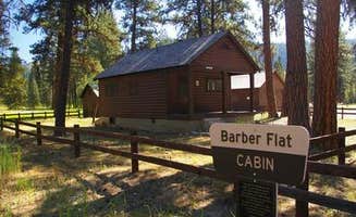 The Dyrt's photo of a cabin at Barber Flat Cabin near Sawtooth National Forest