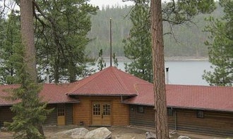 Camping near Gird Point: Woods Cabin, Darby, Montana