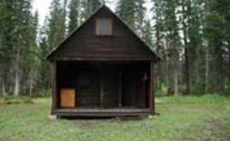 The Dyrt's photo of a cabin at Challenge Cabin near Heart Butte, MT