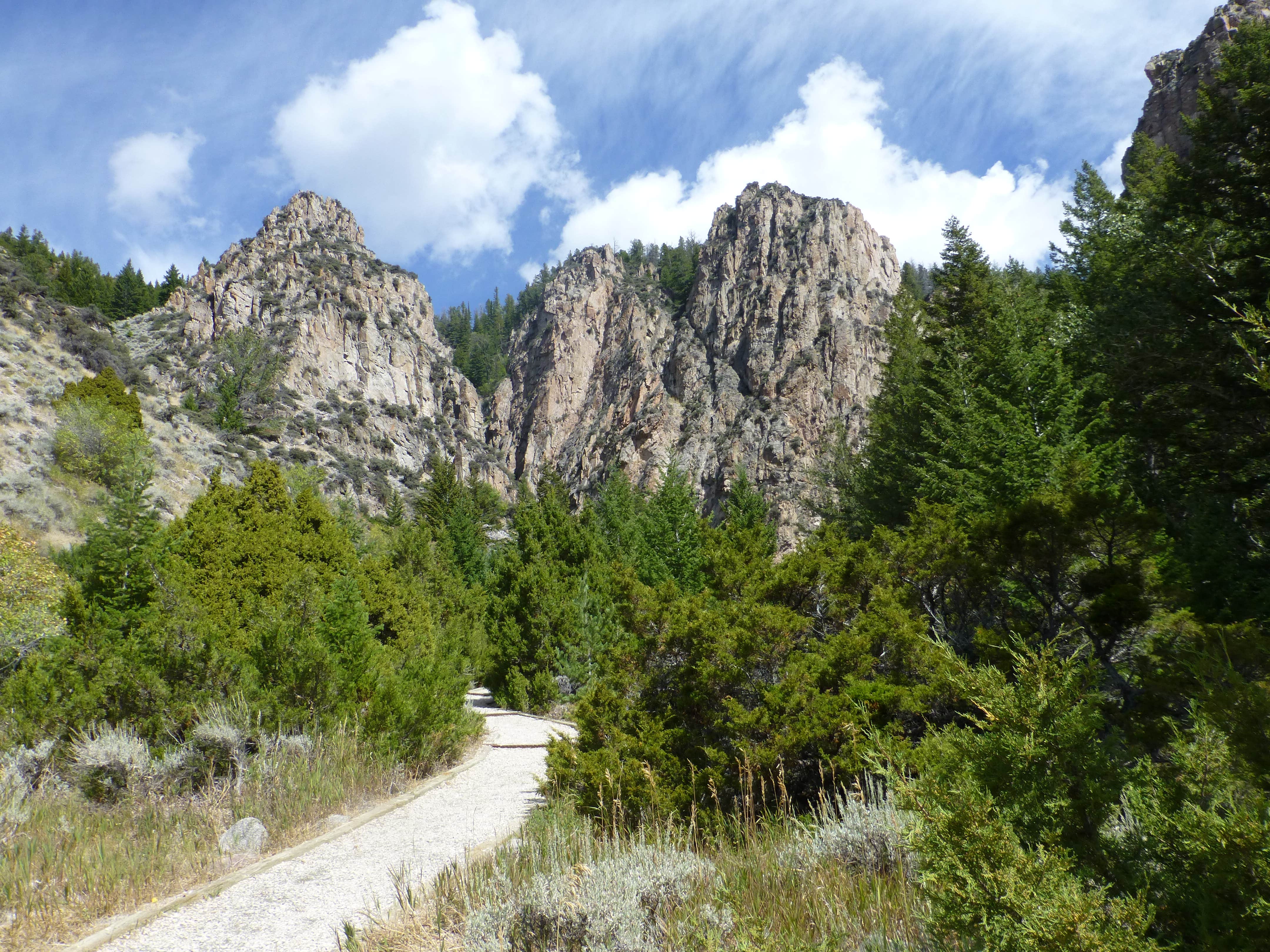 Camper-submitted photo at Five Springs Falls Campground near Cowley, WY