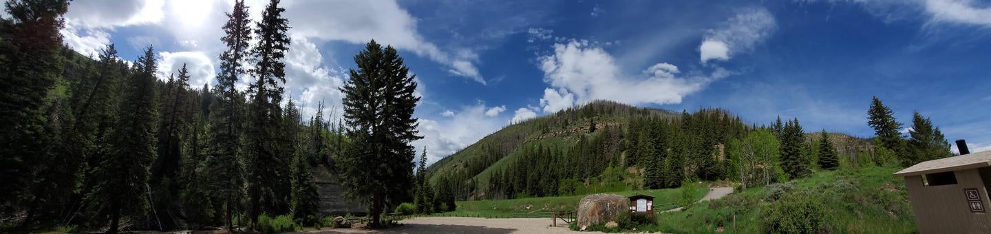 Camper submitted image from Manti-LaSal National Forest Big Rock Group Campground - 1