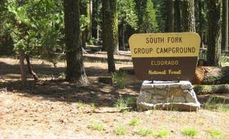 Camping near Big Horn Campground at the Elbow — Walker River State Recreation Area: South Fork Group - Eldorado Nf (CA), Pollock Pines, California