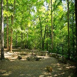 Public Campgrounds: Uwharrie National Forest Badin Lake Group Camp