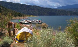 Camping near Dutch John Draw Campground - Ashley National Forest: Jarvies Boat In Group, Flaming Gorge, Utah
