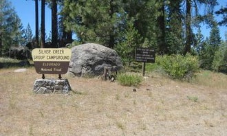 Camping near Eldorado National Forest Fashoda Campground: Silver Creek Group Campground, Kyburz, California