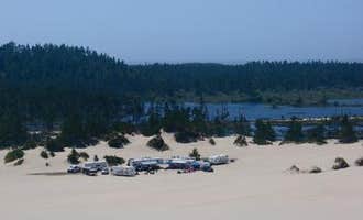Camping near Oceanside Beachfront RV Resort: Siuslaw National Forest Horsfall Sand Camping Access, North Bend, Oregon