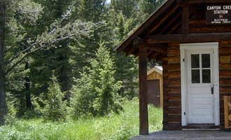 Camping near Sportsman Lodge, Cabins & RV Park: Canyon Creek Cabin, Wise River, Montana