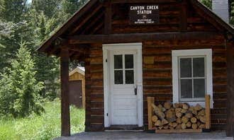 Camping near Maidenrock FAS: Canyon Creek Cabin, Wise River, Montana