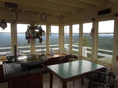 Camper submitted image from Big Creek Baldy. Lookout Rental - 1