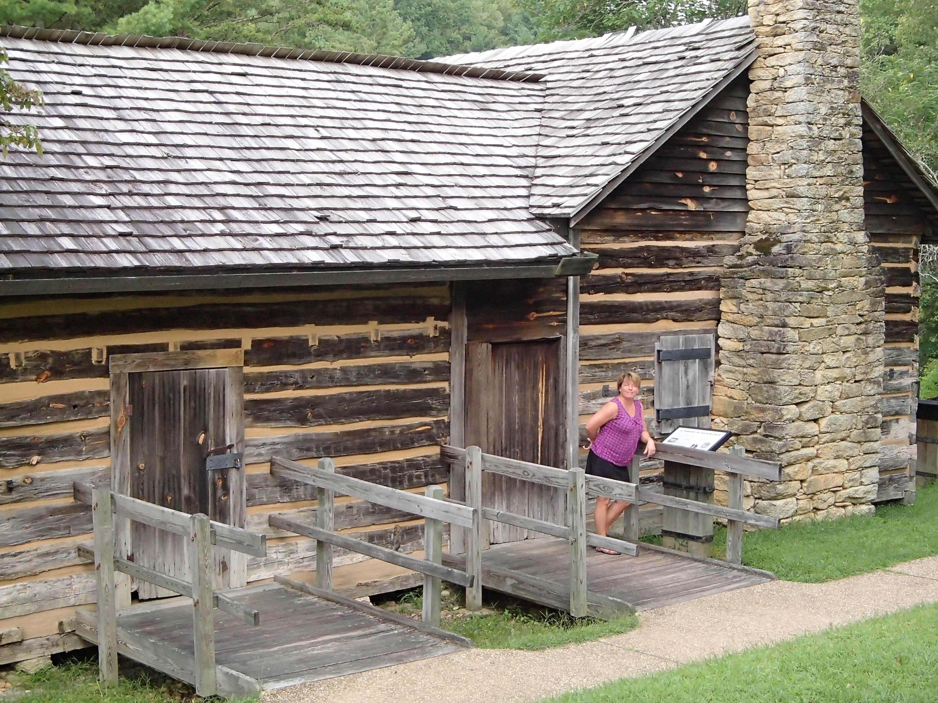 Dave V.'s photo of a cabin at Stone Mountain State Park Campground near Yadkinville, NC