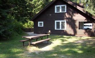 Camping near Devils Elbow: Magee Rangers Cabin, Bayview, Idaho