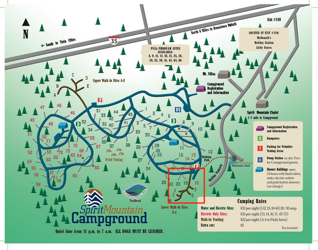Camper submitted image from Spirit Mountain Campground - 5