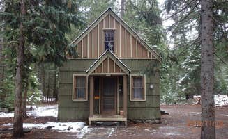The Dyrt's photo of a cabin at American River Guard Station near Ashford, WA