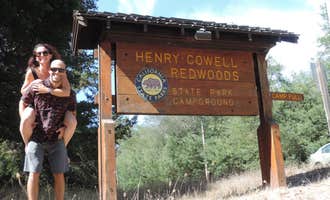 Camping near Quail Terrace Camp: Henry Cowell Redwoods State Park Campground, Mount Hermon, California