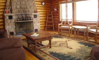 Camping near 7D Ranch - Cabin Rentals: Sunlight Rangers Cabin, Wapiti, Wyoming