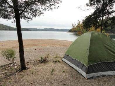 Camper submitted image from Dale Hollow Lake - Primitive Camping — Dale Hollow Lake State Resort Park - 2