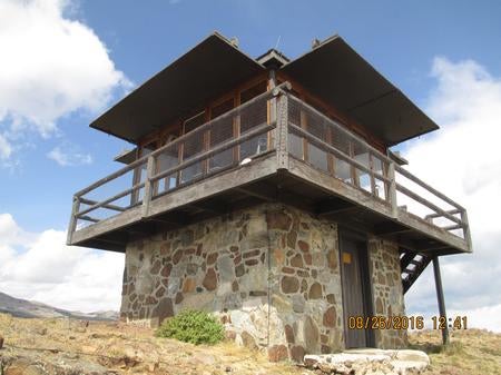 Camper submitted image from Sheep Mountain Fire Lookout - 1