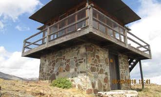 Camping near Lakeview Campground: Sheep Mountain Fire Lookout, Buffalo, Wyoming
