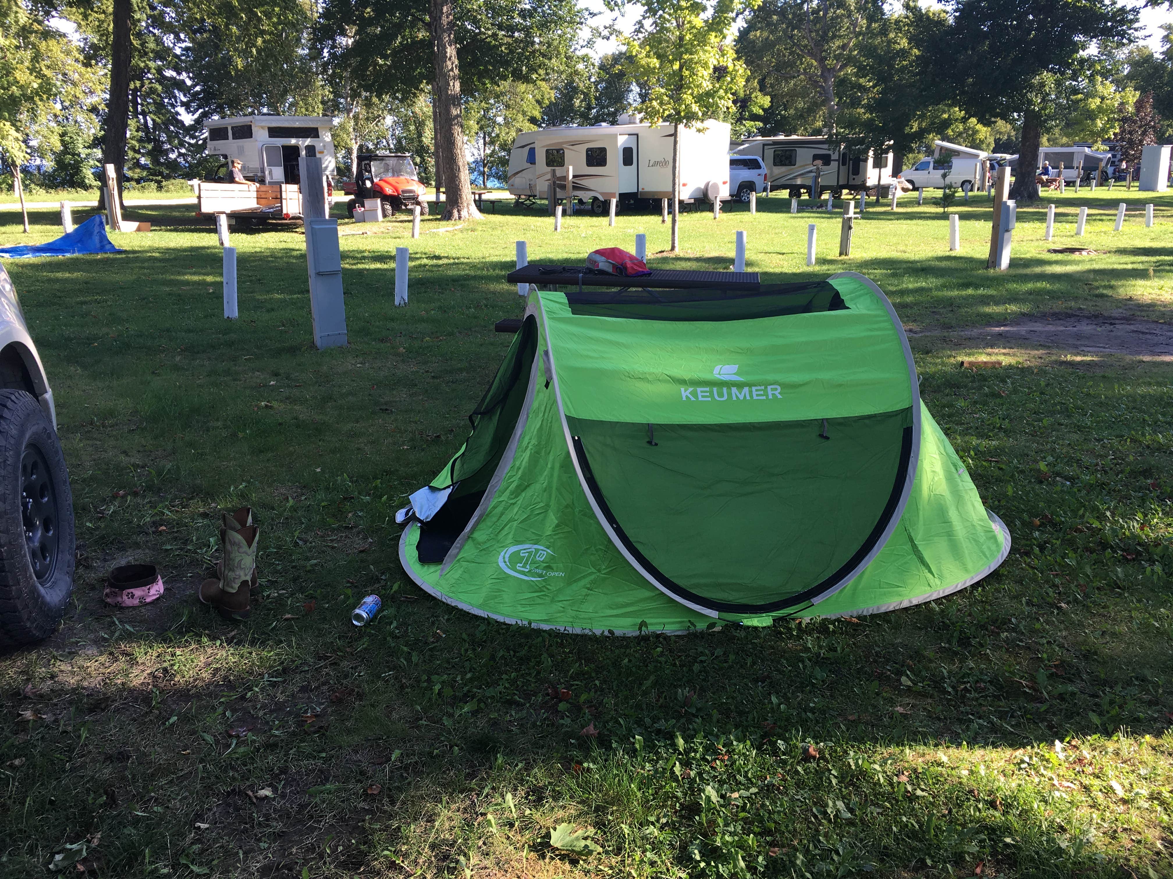 Camper-submitted photo at Woodland Park Campground near Pictured Rocks National Lakeshore