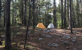 Ean W.'s photo of tent camping at Jenny Lake Campground — Grand Teton National Park near Felt, ID