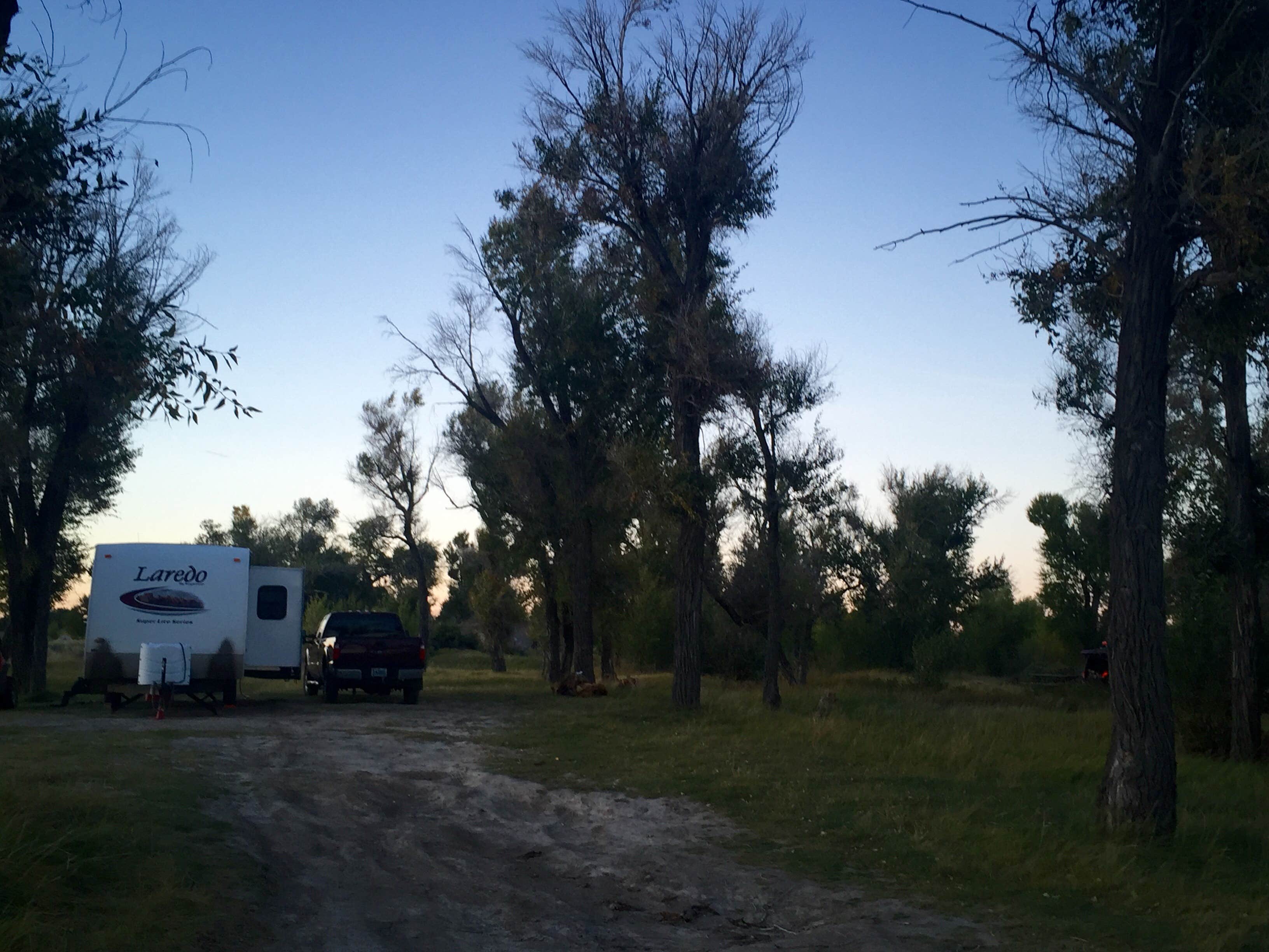 Carrie C.'s photo of rv camping at Slate Creek Campground near Kemmerer, WY