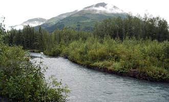 Camping near Spencer Bench Cabin: Granite Creek, Girdwood, Alaska