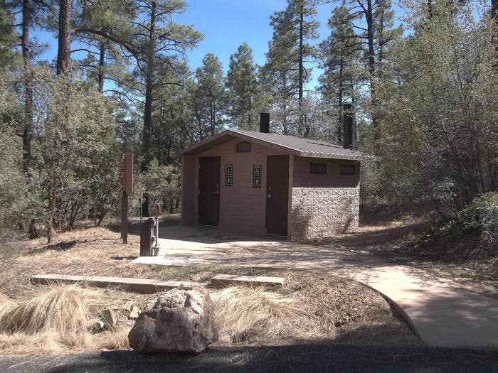 Hilltop Campground Accessible Vault Toilet and water hydrant



Vault Toilet

Credit:  US Forest Service