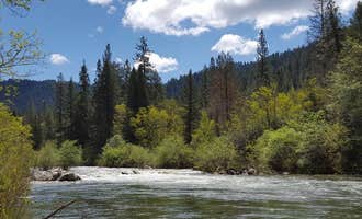 Camping near The House of 13 Rainbows: Fiddle Creek, Camptonville, California