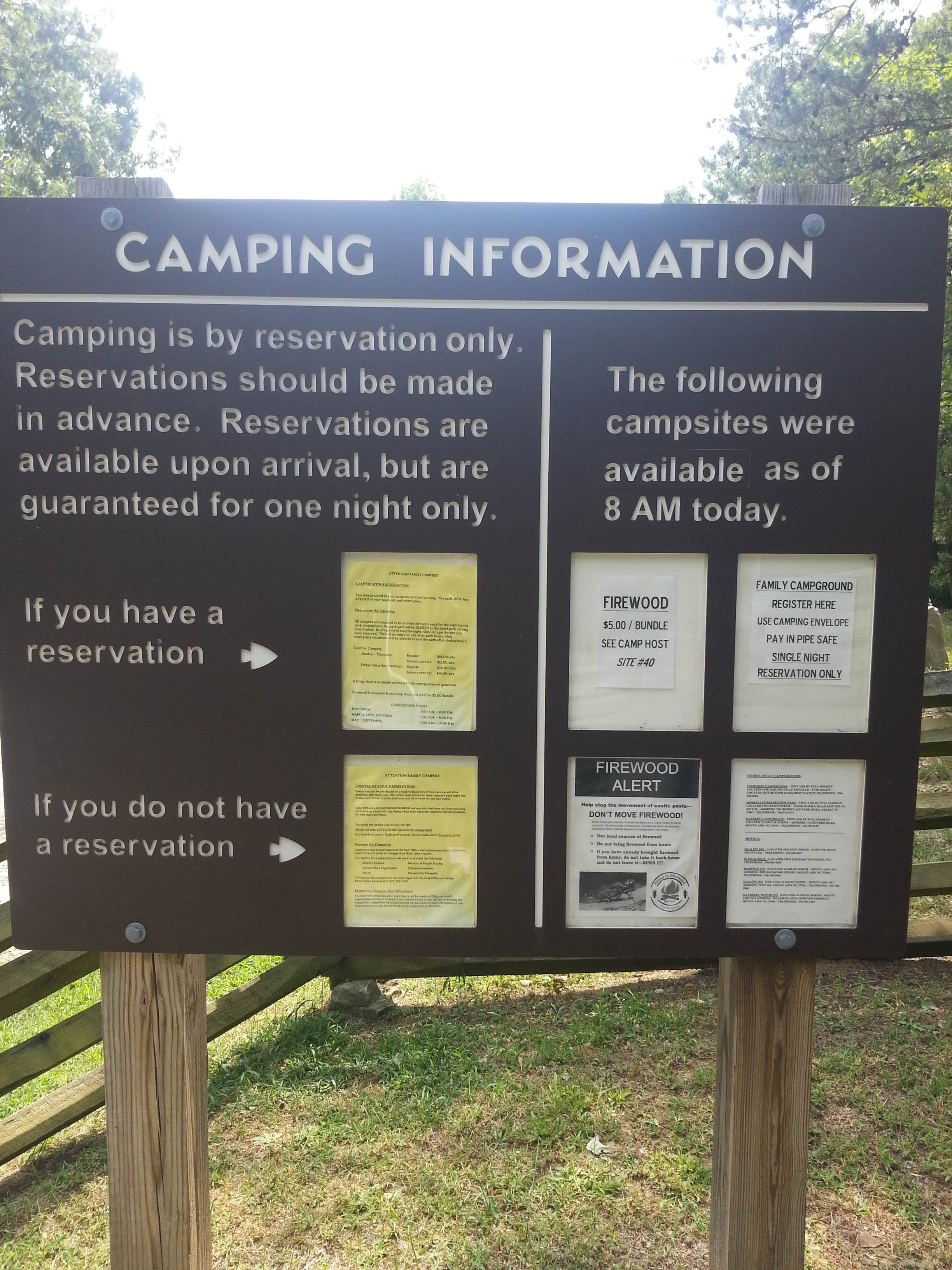 Camper submitted image from Pilot Mountain State Park Campground - 5