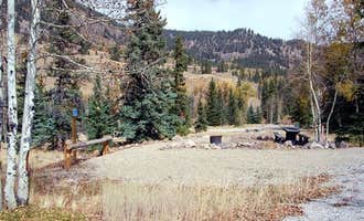Camping near Slumgullion: Mill Creek, Lake City, Colorado