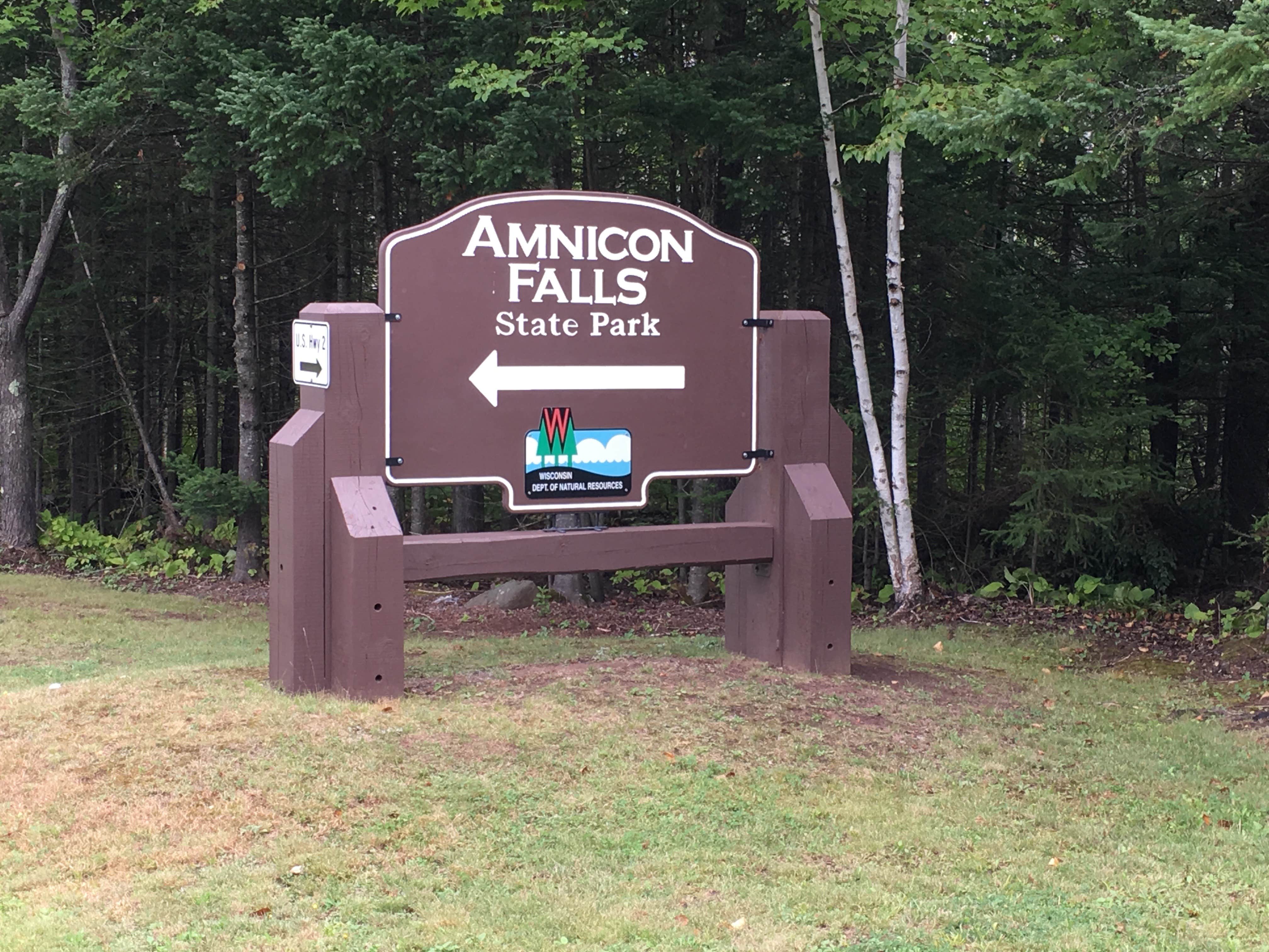 Camper-submitted photo at Amnicon Falls State Park Campground near South Range, WI