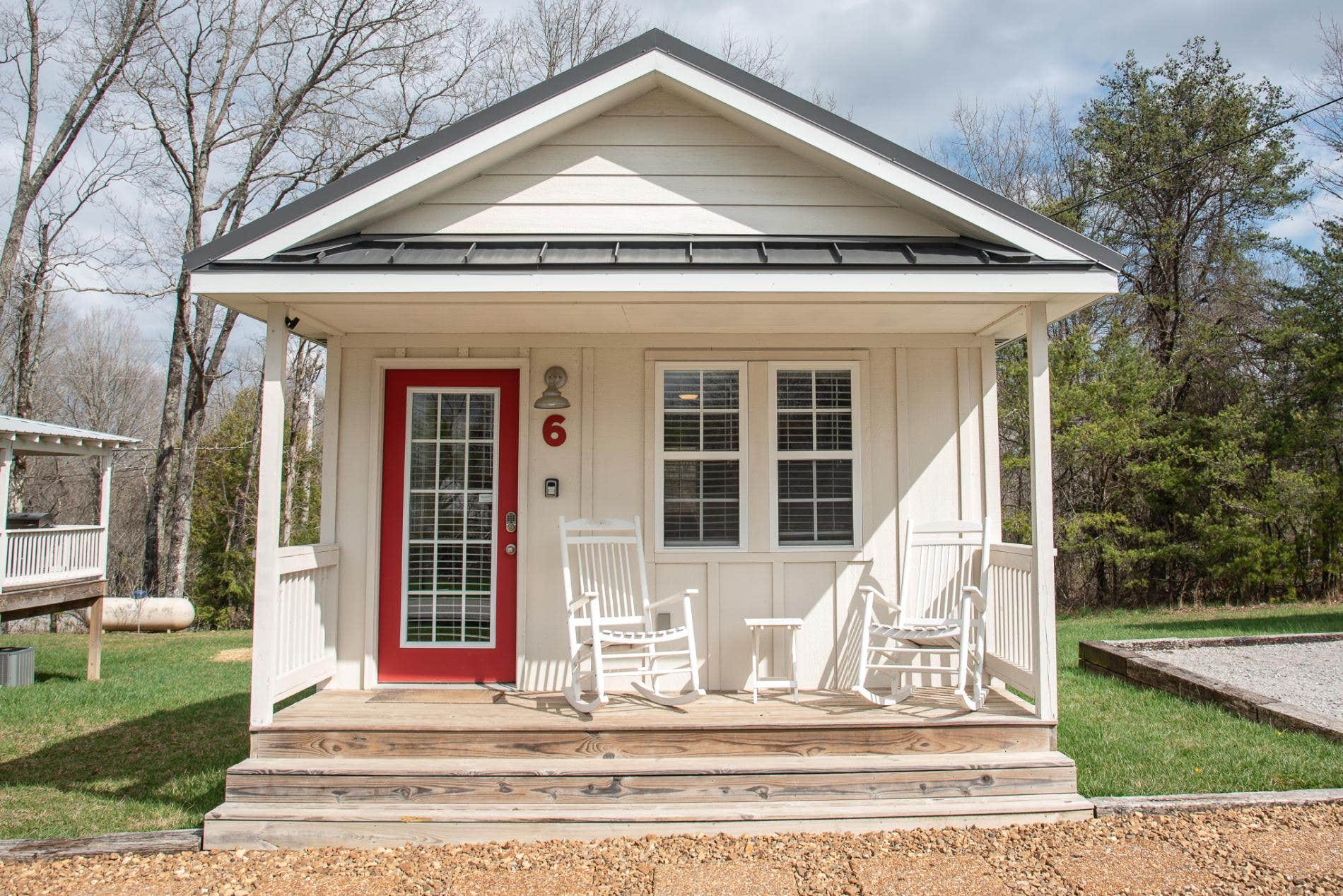 Camper submitted image from Greeter Falls Lodge Cottage #6 - 1