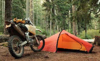 Chris H.'s photo of tent camping at Rainy Lake Campground near Wishram, WA