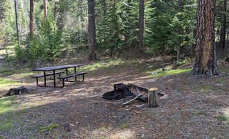 Camping near Kennally Creek: Poverty Flat, Yellow Pine, Idaho