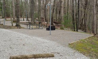Camping near Great Meadows: Station Camp Horse Campground — Big South Fork National River and Recreation Area, Oneida, Tennessee