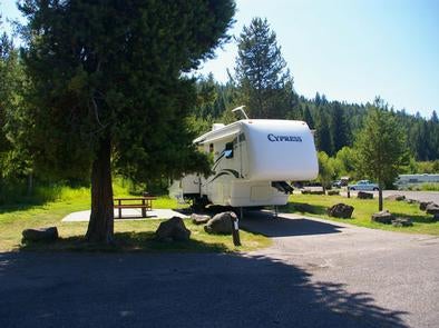 Camper submitted image from Targhee National Forest Warm River Campground - 5
