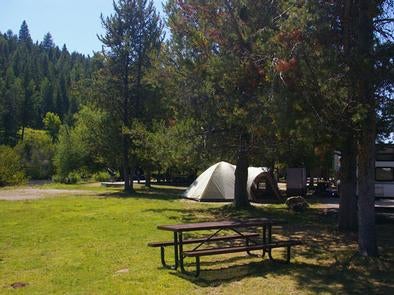 Camper submitted image from Targhee National Forest Warm River Campground - 4