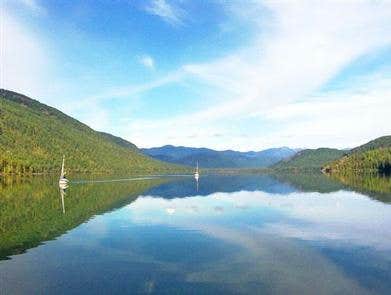 Camper submitted image from Kalispell Island Boat-in Campground - 3