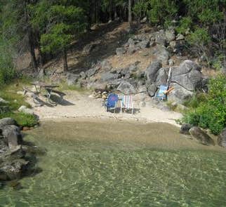Camper-submitted photo from Kalispell Island Boat-in Campground