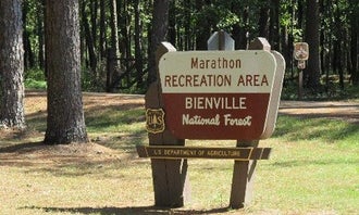 Camping near Bienville National Forest Shockaloe Base Camp 1: Marathon Lake Campground, Forest, Mississippi