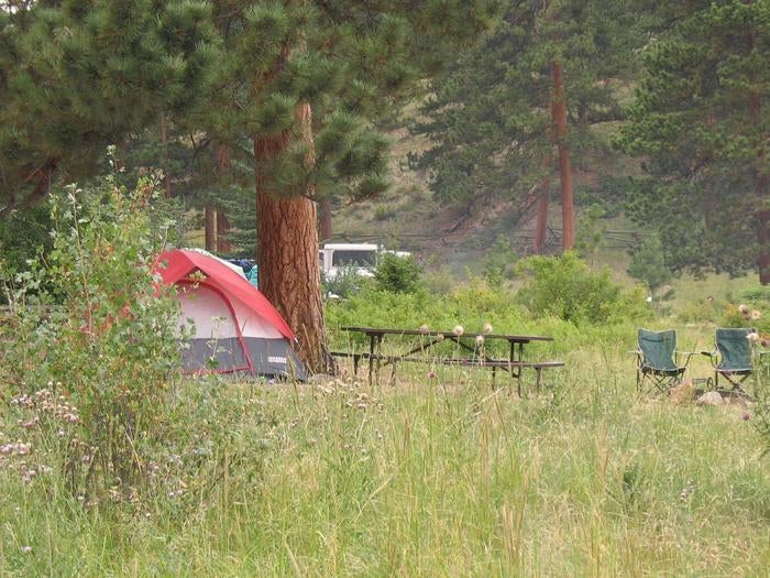 Camper submitted image from Aspenglen Campground — Rocky Mountain National Park - 1