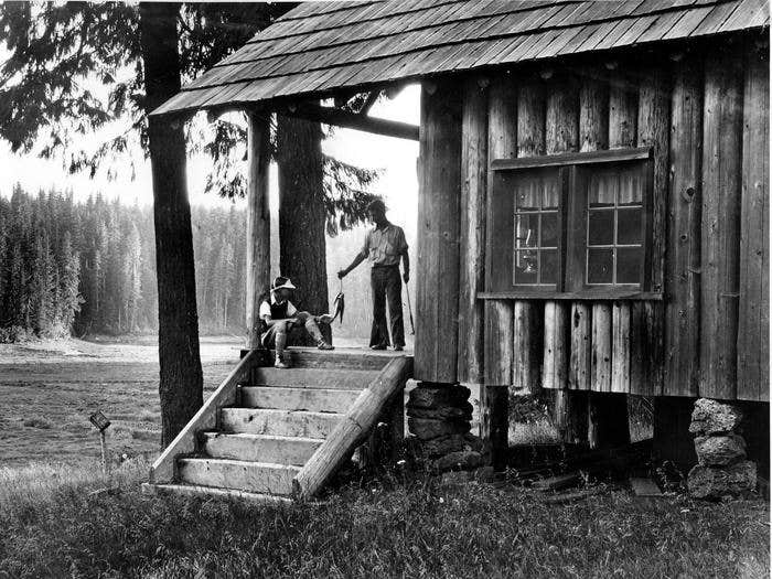 Camper submitted image from Fish Lake Remount Depot Cabins - 2