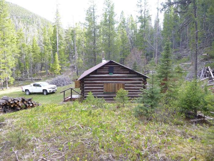 Camper submitted image from Nevada Creek Cabin — Helena Lewis And Clark National Forest - 2