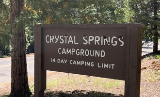 Camping near Eshom Campground: Crystal Springs Campground — Kings Canyon National Park, Hume, California