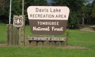 Camping near Tombigbee State Park Campground: Davis Lake Campground, New Houlka, Mississippi